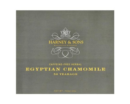 Harney & Sons, Egyptian Chamomile Herbal Tea, Caffeine-Free, 50 Tea Bags, 0.7 oz (20 g) Harney & Sons, Egyptian Chamomile Herbal Tea, Caffeine-Free, 50 Tea Bags, 0.7 oz (20 g)