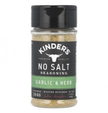 KINDER'S, No Salt Seasoning, Garlic & Herb, 2.4 oz (68 g)
