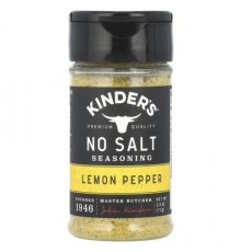 KINDER'S, No Salt Seasoning, Lemon Pepper, 2.6 oz (73 g)
