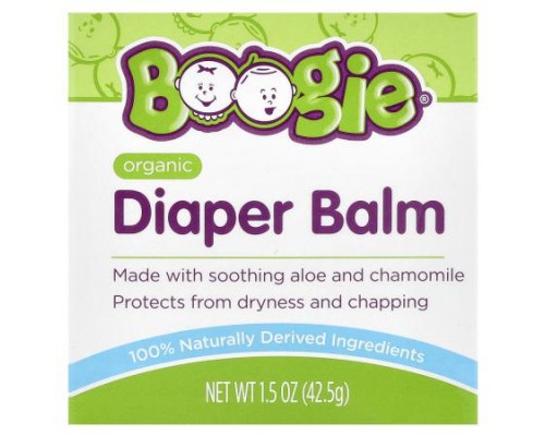 Boogie Wipes, Organic Diaper Balm, 1.5 oz (42.5 g) (Discontinued Item) Boogie Wipes, Organic Diaper Balm, 1.5 oz (42.5 g) (Discontinued Item)