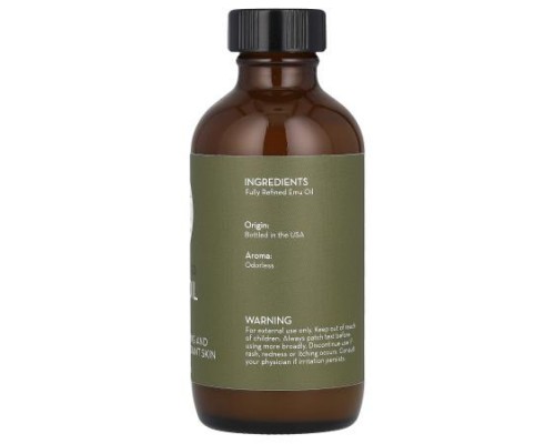 Pure Body Naturals, Emu Oil, 4 fl oz (118 ml)