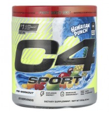 C4 / Cellucor, C4 Sport, Pre-Workout, Hawaiian Punch® Fruit Juicy Red®, 8.9 oz (252 g)