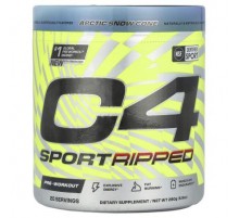 C4 / Cellucor, C4® Sport Ripped, Pre-Workout, Artic Snow Cone, 9.9 oz (280 g)