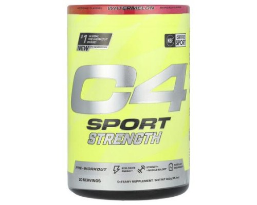C4 / Cellucor, C4 Sport Strength, Pre-Workout, Watermelon, 14.2 oz (402 g)