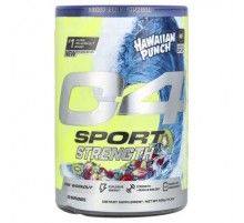 C4 / Cellucor, C4 Sport Strength, Pre-Workout, Hawaiian Punch®, Berry Blue Typhoon, 14.3 oz (406 g)