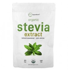 Micro Ingredients, Organic Stevia Extract Powder, 8 oz (227 g)