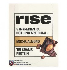 Rise Bar, Protein Bar, Mocha Almond , 12 Bars, 2.1 oz (60 g) Each