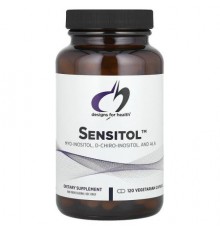 Designs For Health, Sensitol™, Myo-Inositol, D-Chiro-Inositol, And ALA, 120 Vegetarian Capsules