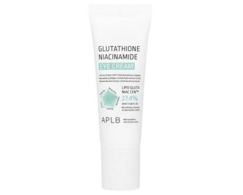 APLB, Glutathione Niacinamide, Eye Cream, 0.68 fl oz (20 ml) APLB, Glutathione Niacinamide, Eye Cream, 0.68 fl oz (20 ml)