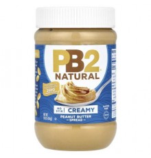 PB2 Foods, Natural Peanut Butter Spread, Creamy, 16 oz (454 g)