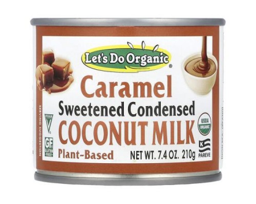 Edward & Sons, Let's Do Organic®, Sweetened Condensed Coconut Milk, Caramel , 7.4 oz (210 g) Edward & Sons, Let's Do Organic®, Sweetened Condensed Coconut Milk, Caramel , 7.4 oz (210 g)