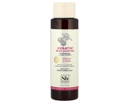 Soapbox, Nourishing Conditioner, Keratin Shine Boosting, For Silky, Frizz-Tamed Hair, 16 fl oz (473 ml)