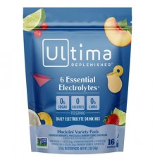 Ultima Replenisher, 6 Essential Electrolytes, Daily Electrolyte Drink Mix, Mocktini Variety Pack, 16 Stickpacks, 2 oz (56 g)