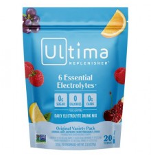 Ultima Replenisher, 6 Essential Electrolytes, Daily Electrolyte Drink Mix, Original Variety Pack, 20 Stickpacks, 0.13 oz (3.7 g)