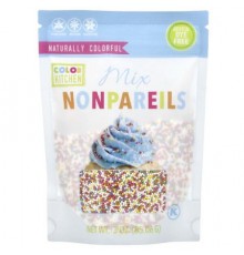 ColorKitchen, Naturally Colorful Nonpareils Sprinkles, 3 oz (85.06 g)