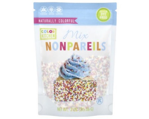 ColorKitchen, Naturally Colorful Nonpareils Sprinkles, 3 oz (85.06 g)