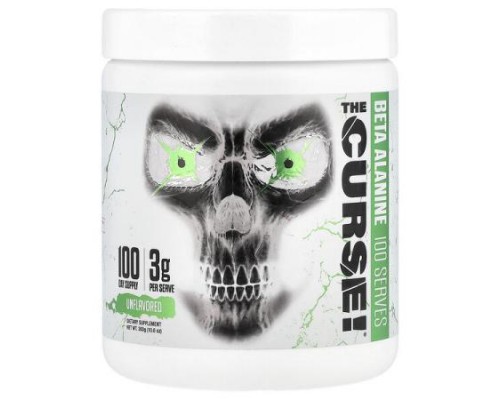 JNX Sports, The Curse!®, Beta Alanine, Unflavored, 10.6 oz (300 g) JNX Sports, The Curse!®, Beta Alanine, Unflavored, 10.6 oz (300 g)