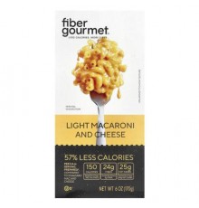 Fiber Gourmet, Light Macaroni and Cheese, 6 oz (170 g)
