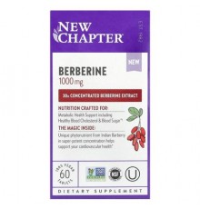 New Chapter, Berberine, 60 Vegan Tablets (500 mg per Tablet)