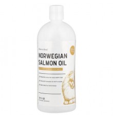 Chew + Heal, Norwegian Salmon Oil, For Dogs, 32 fl oz (946 ml)