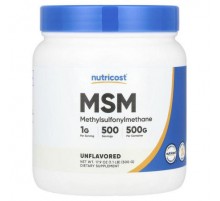 Nutricost, MSM, Unflavored, 17.9 oz (500 g)