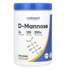 Nutricost, D-Mannose, Unflavored, 8.9 oz (250 g)