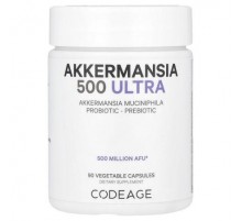 Codeage, Akkermansia 500 Ultra, 90 Vegetable Capsules