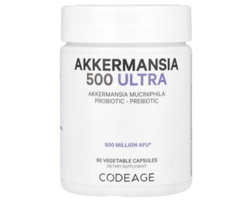 Codeage, Akkermansia 500 Ultra, 90 Vegetable Capsules