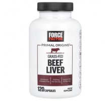 Force Factor, Primal Origins™, Grass-Fed Beef Liver, 120 Capsules (750 mg per Capsule)