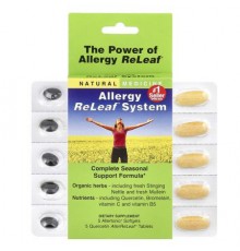 Herbs Etc., Allergy ReLeaf® System, 5 Softgels/5 Tablets