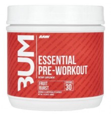 Raw Nutrition, Bum, Essential Pre-Workout, Fruit Burst, 14.39 oz (408 g)