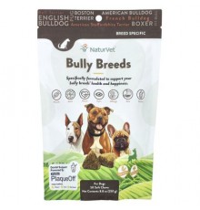 NaturVet, Bully Breeds, For Dogs, Hickory Smoked Bacon, 50 Soft Chews, 8.8 oz (250 g)