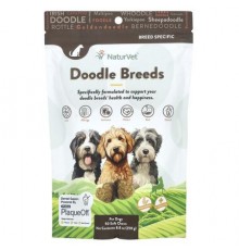 NaturVet, Doodle Breeds, For Dogs, Hickory Smoked Bacon, 50 Soft Chews, 8.8 oz (250 g)