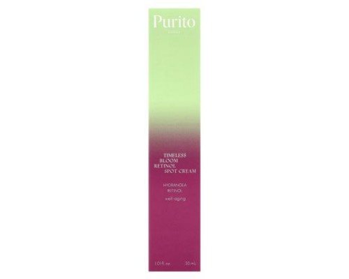 Purito, Timeless Bloom Retinol Spot Cream, 1.01 fl oz (30 ml) Purito, Timeless Bloom Retinol Spot Cream, 1.01 fl oz (30 ml)