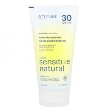 ATTITUDE, Mineral Sunscreen, Oatmeal Sensitive Natural, SPF 30, Unscented, 5.2 oz (150 g)