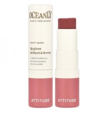ATTITUDE, Oceanly™, Lip Gloss, Happy Berry, 0.12 oz (3.4 g)