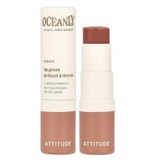 ATTITUDE, Oceanly™, Lip Gloss, Ginger, 0.12 oz (3.4 g)
