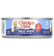 Chicken of the Sea, Solid White Premium Tuna in Oil, 5 oz (142 g)