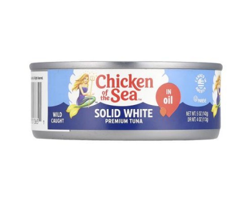 Chicken of the Sea, Solid White Premium Tuna in Oil, 5 oz (142 g) Chicken of the Sea, Solid White Premium Tuna in Oil, 5 oz (142 g)