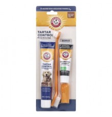 Arm & Hammer, Tartar Control, Dental Kit For Dogs, Beef, 4 Piece Kit