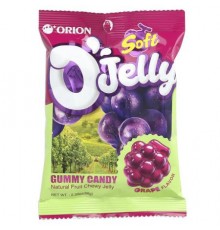 Orion, Soft O'Jelly Gummy Candy, Grape, 2.33 oz (66 g)