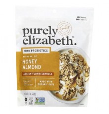 Purely Elizabeth, Ancient Grain Granola With Probiotics, Honey Almond, 8 oz (227 g)