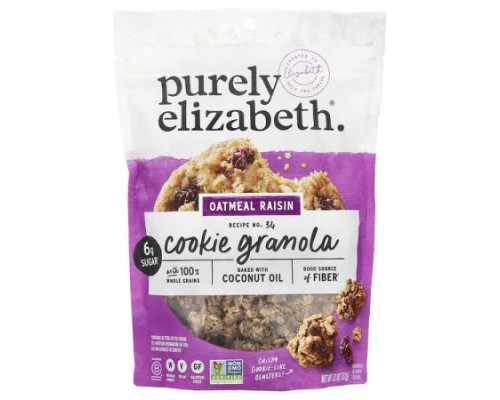 Purely Elizabeth, Cookie Granola, Oatmeal Raisin, 11 oz (312 g)