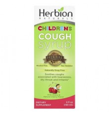 Herbion Naturals, Children's Cough Syrup, Alcohol Free, With Honey & Natural Cherry , 5 fl oz (150 ml)