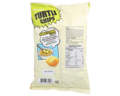 Orion, Turtle Chips, Sweet Corn, 5.65 oz (160 g)
