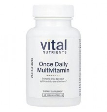 Vital Nutrients, Once Daily Multivitamin, 60 Vegan Capsules