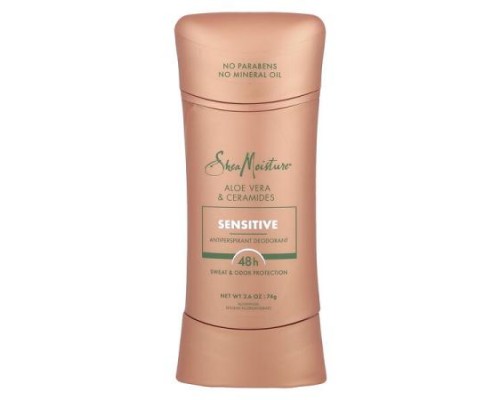 SheaMoisture, Antiperspirant Deodorant, Sensitive,Aloe Vera & Ceramides , 2.6 oz (74 g)