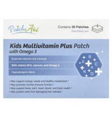 PatchAid, Kids Multivitamin Plus Patch with Omega 3, 30 Patches