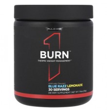 Rule One Proteins, Burn™, Thermo Weight Management, Blue Razz Lemonade, 7.41 oz (210 g)