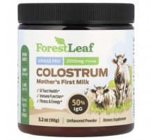 Forest Leaf, Colostrum Powder, Mother's First Milk, Unflavored, 3.2 oz (90 g)
